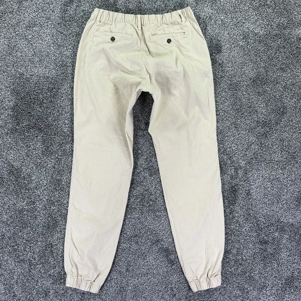 Bearbottom Clothing Elastic Waist Pant Men Large Tall 29x30 Khaki Stretch Hiking